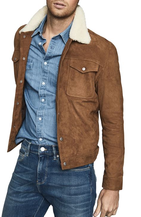 Suede Trucker Jacket 